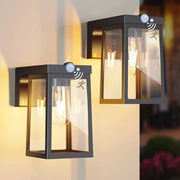 Lampada da Parete a Energia Solare per Esterno con Sensore di Movimento - Illuminazione Idrorepellente per Giardino e Terrazza