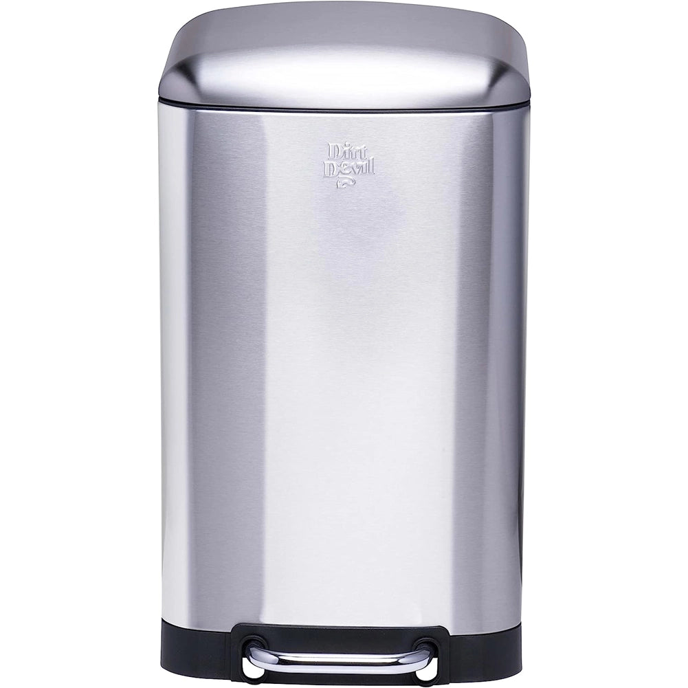 Pattumiera a Pedale Acciaio Inox 20 L Cesto Rimovibile e Chiusura Ammortizzata
