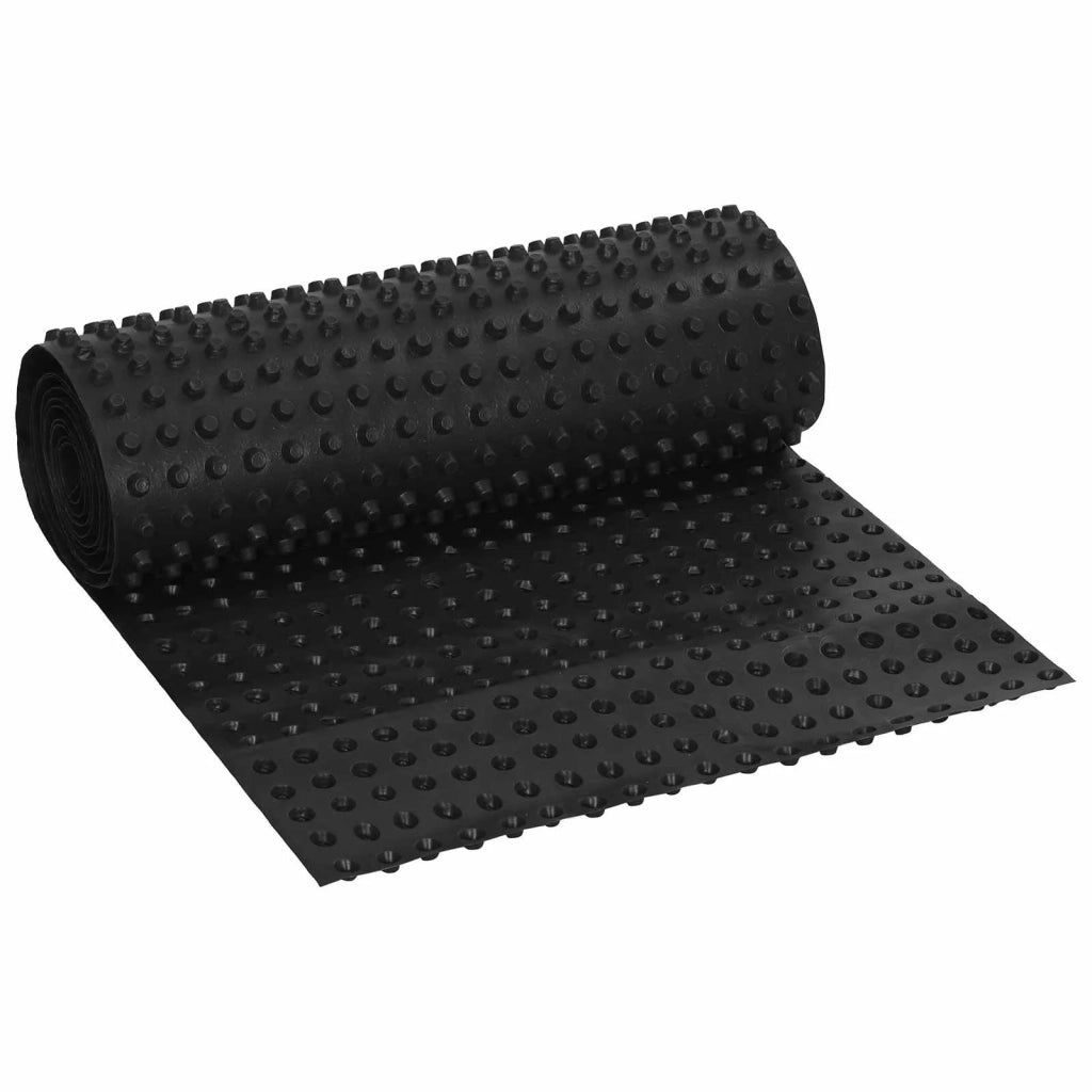 Foglio di drenaggio stampato Nero 0,5 x 20 m HDPE CFW6181501