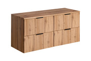 Set mobili bagno 120 cm con piano Adel Oak 120 cm