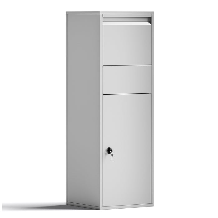 Cassetta postale portapacchi silver per pacchi medi e piccoli Parcel box