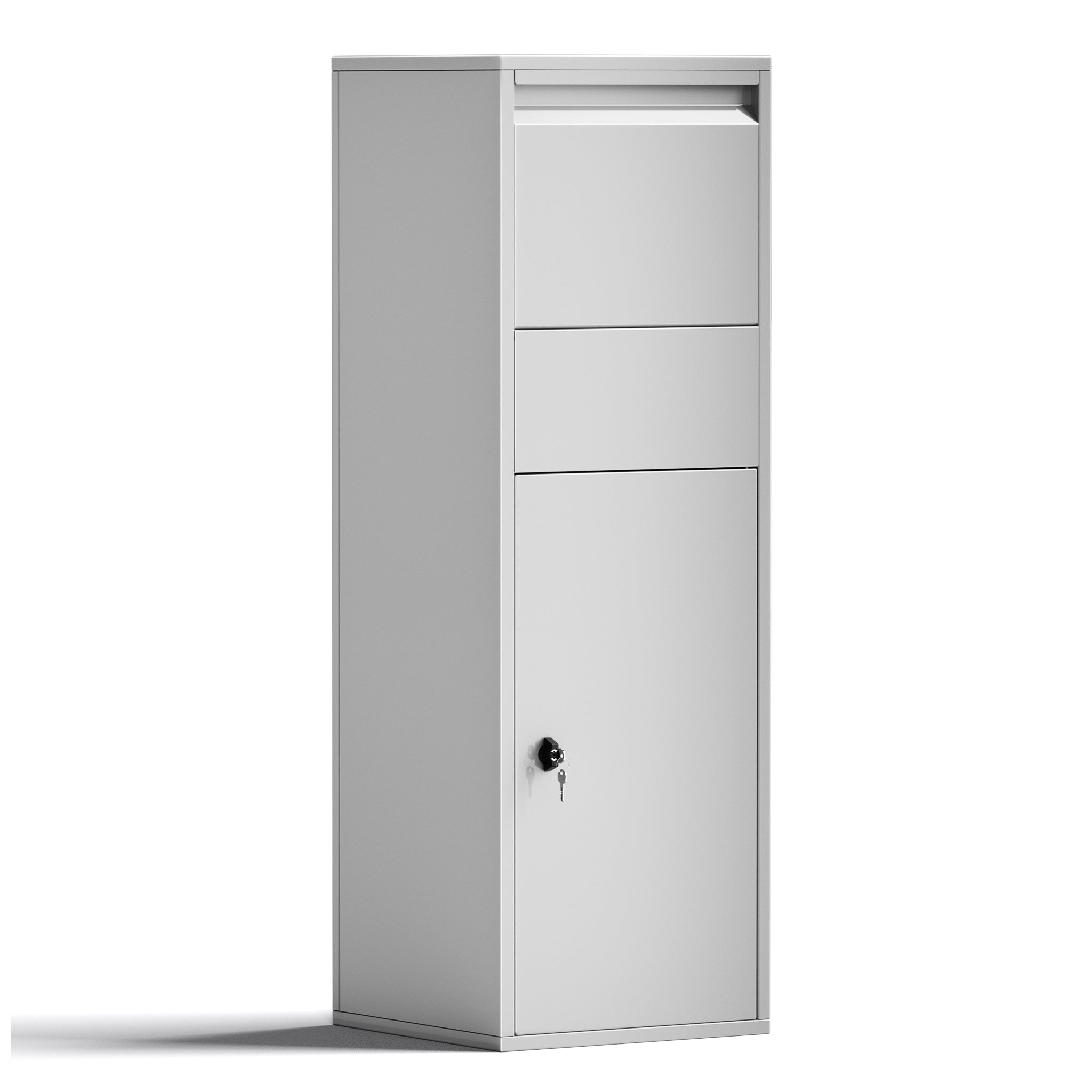 Cassetta postale portapacchi silver per pacchi medi e piccoli Parcel box