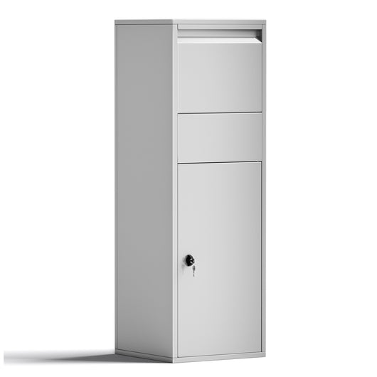 Cassetta postale portapacchi silver per pacchi medi e piccoli Parcel box