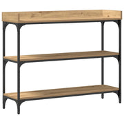 Tavolo Consolle | Tavolo d'Ingresso rovere artigianale 100 x 30 x 80 cm