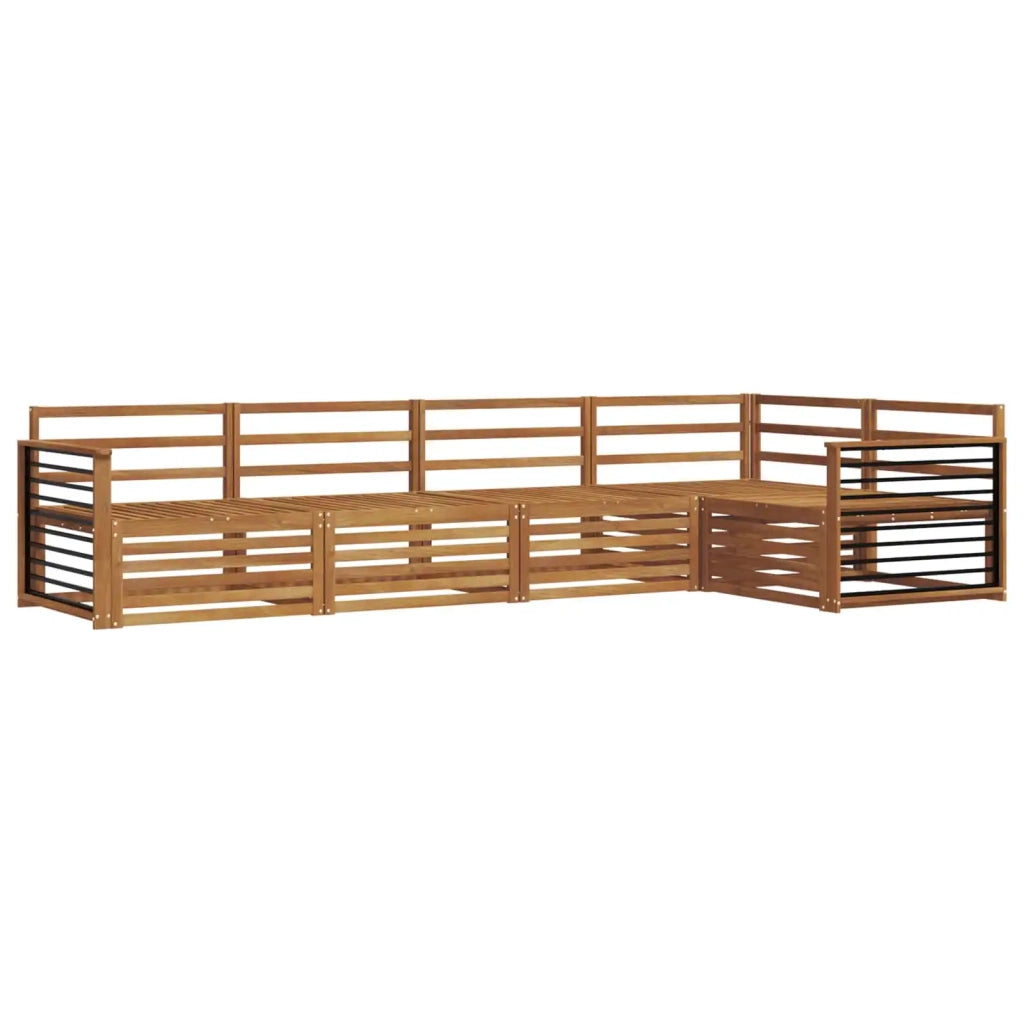 Set di divani da esterno 5 pcs Naturale