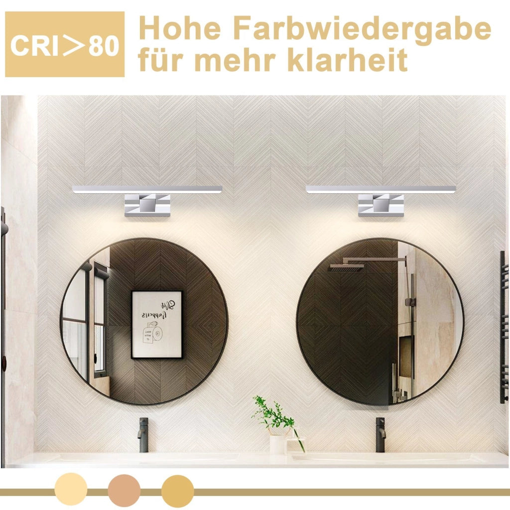 ZMH Lampada da specchio a LED per bagno 30cm