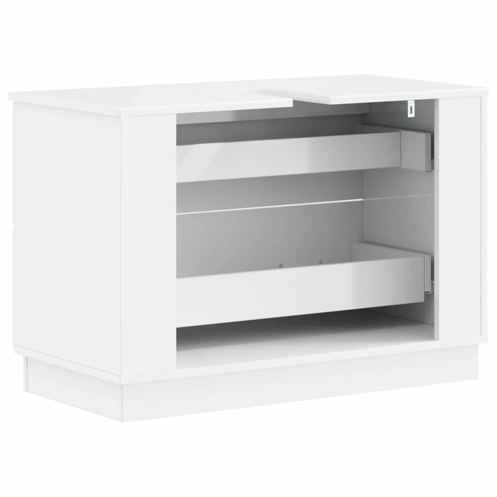 Armadio per Lavabo da Bagno HOORN Bianco Lucido 82 x 41 x 56 cm 897239