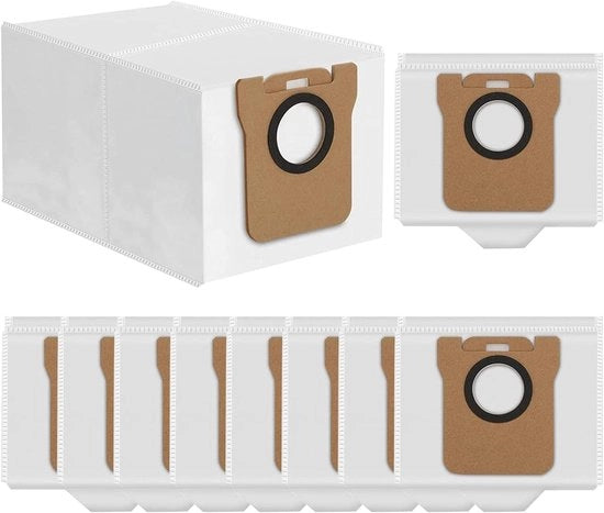10 sacchi di polvere per Dreame S10 PLUS - sacchi di polvere - S10 Pro Plus - S10 - S10 PRO - S20 PRO - XiaoMi X10 - X20 - L10 - M40 - set di accessori e sacchetti di ricambio con grande capacità