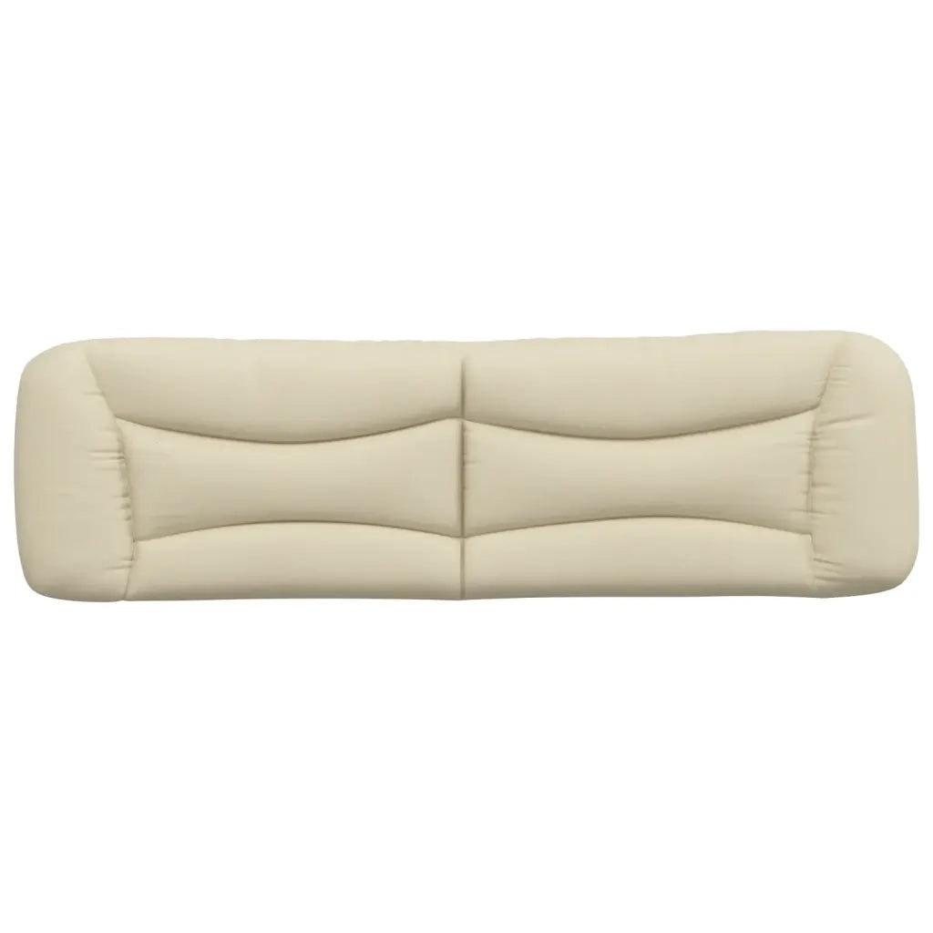 Cuscino Testiera-Cuscino per Testiera Hvar Crema 180 cm in Tessuto