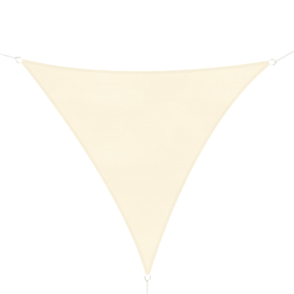Tenda triangolare parasole per giardino ¨C zephmum ¨C crema 6x6x6m