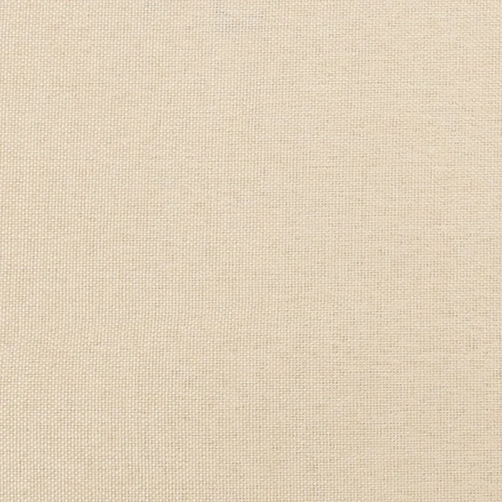 Letto a Molle con Materasso e LED Crema 120x190 cm in Tessuto 3270272