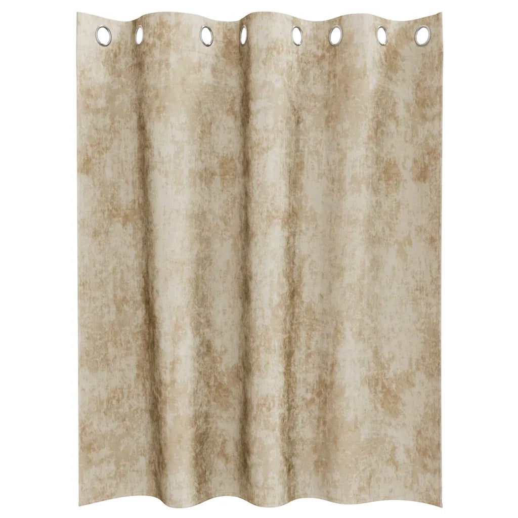 Tende in Velluto 2 pz Crema 140 x 140 cm Velluto 4107663