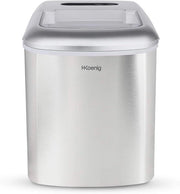 Macchina per blocchi di ghiaccio - 12 kg al giorno, Automatica, Compacta, Silenziosa e Mobili - 2 Formati Blocchi di Ghiaccio, Pronta in 13 Minuti