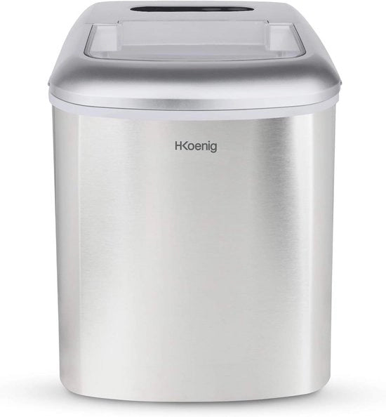 Macchina per blocchi di ghiaccio - 12 kg al giorno, Automatica, Compacta, Silenziosa e Mobili - 2 Formati Blocchi di Ghiaccio, Pronta in 13 Minuti