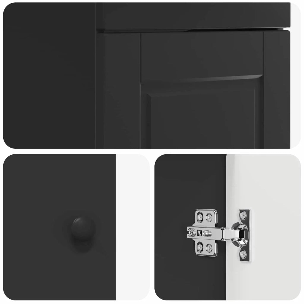 Mobile da bagno con lavabo Nero 42 x 40 x 84,5 cm 890055