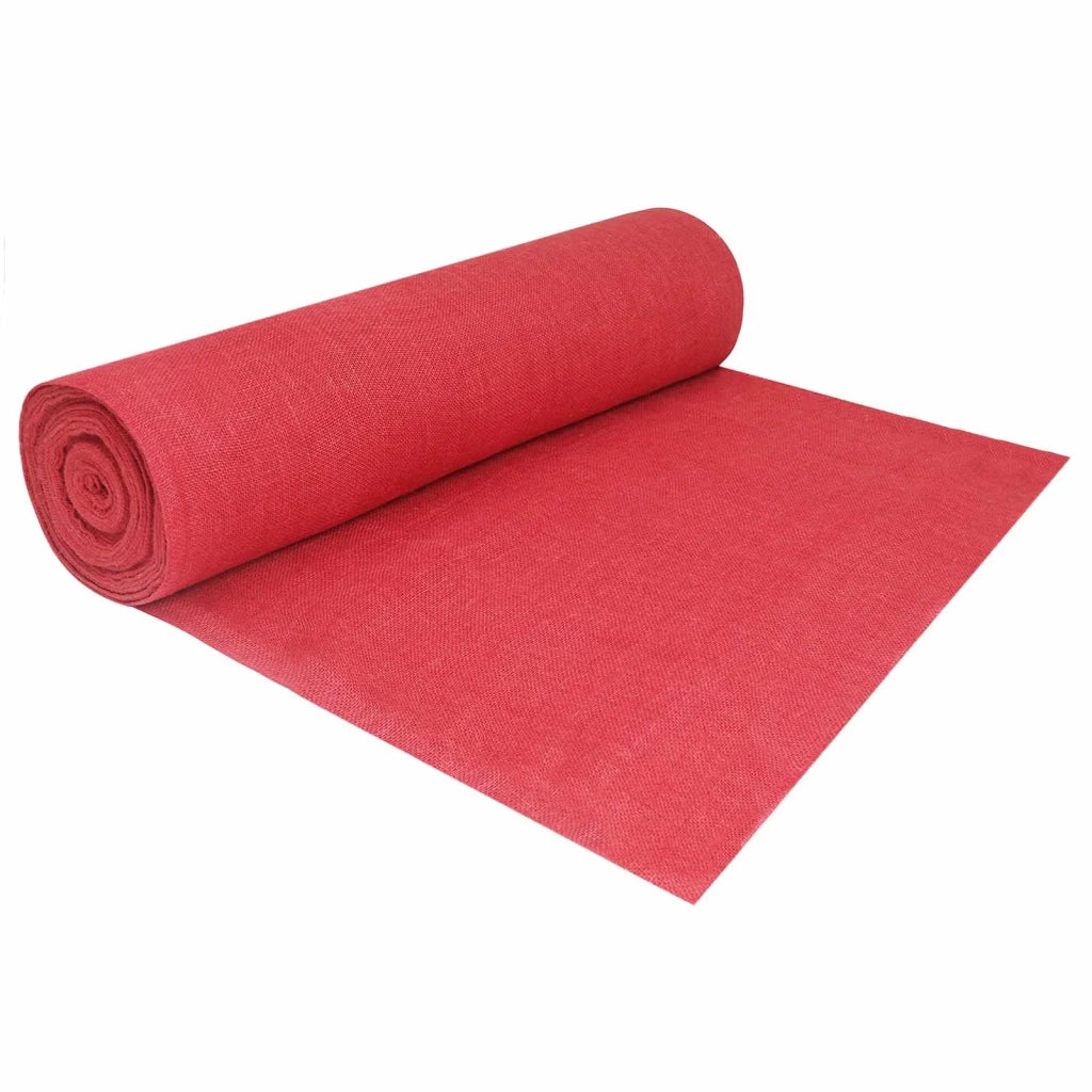 Rotolo di Juta 200 x 2500 cm Rosso 42012184