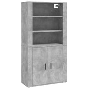 Credenza | Madia | Buffet da pranzo | Armadio da pranzo Grigio Cemento in Legno Multistrato