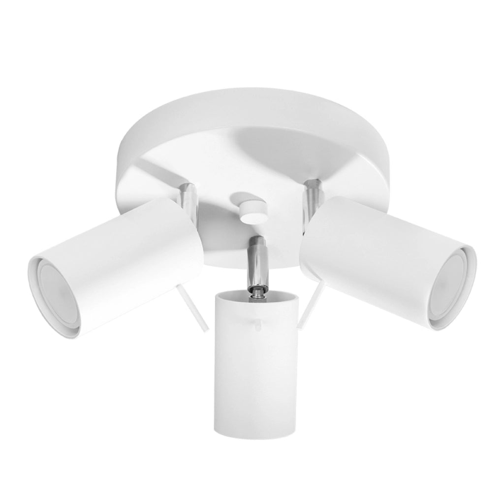 Plafoniera TORQUE Pure Lume bianca 3 luci GU10 orientabili