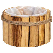 Cesto tondo in legno 15x15x9h cm