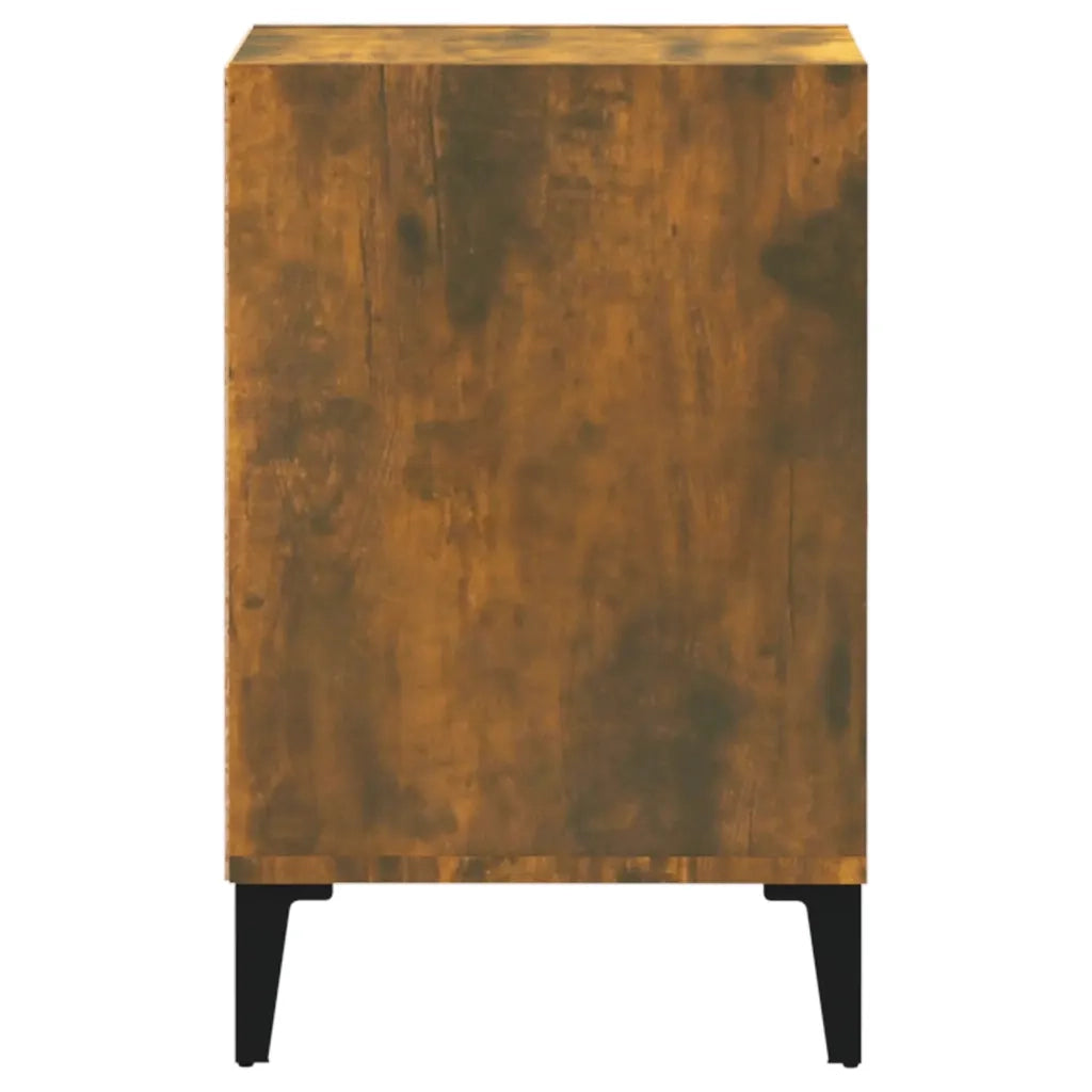 Mobile TV Rovere Fumo 100x35x55 cm in Legno Multistrato 821185
