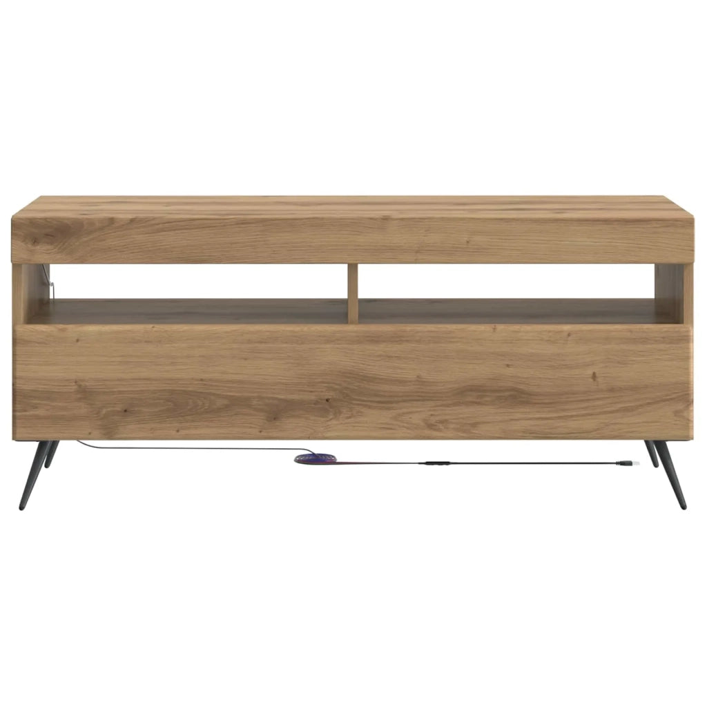 Mobile TV LED Rovere Artigianale Legno ingegnerizzato 897654