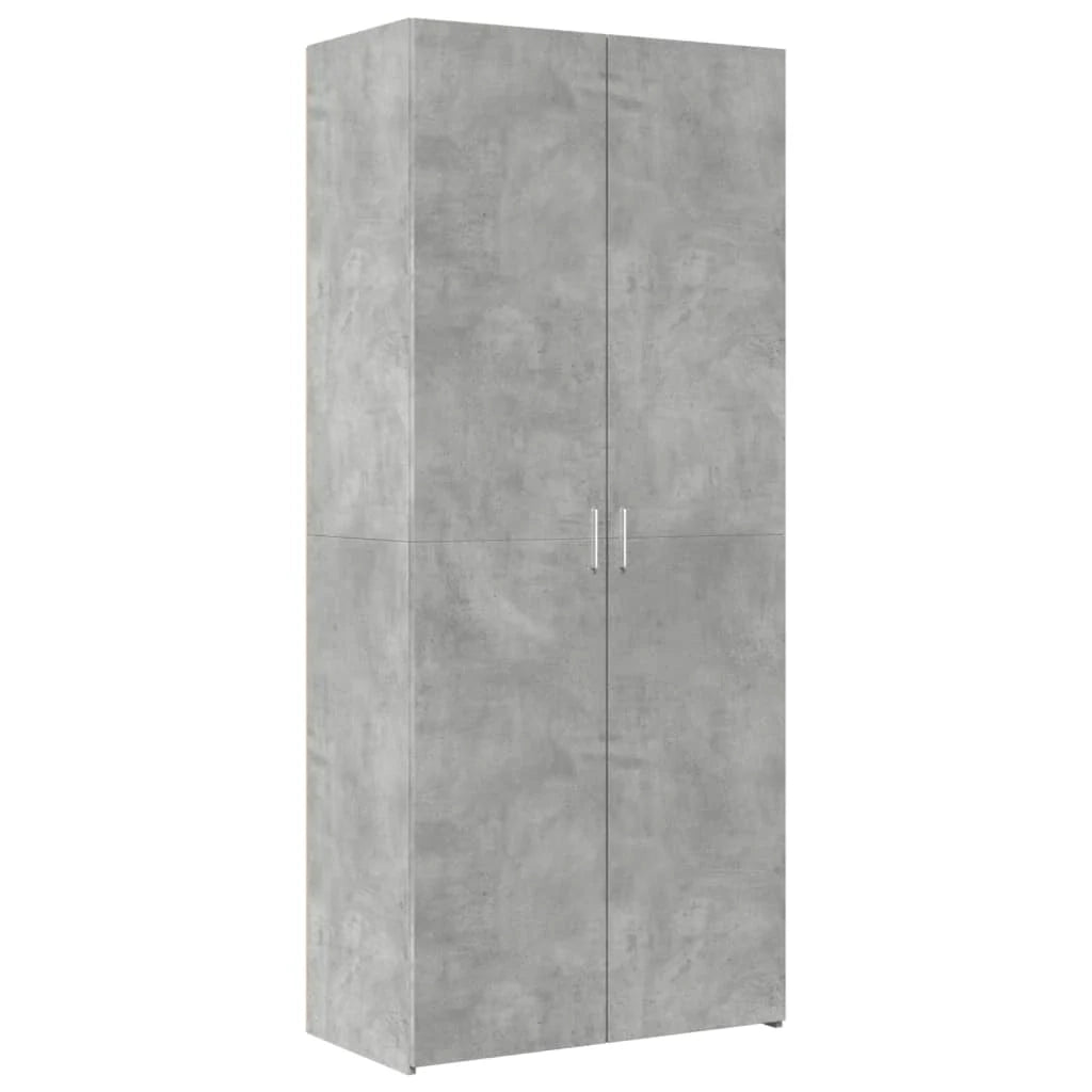 Credenza buffet cassettiera mobile contenitore organizer cucina soggiorno soggiorno alto 80 x 42,5 x 249 cm derivati ​​del legno grigio 02_0034723