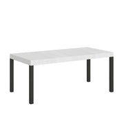 Tavolo allungabile 90x160/264 cm Everyday Premium telaio Antracite - Bianco Frassino
