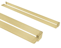 Parete Doccia Rea Aero Intimo Gold Brush 90 Walk In + Evo