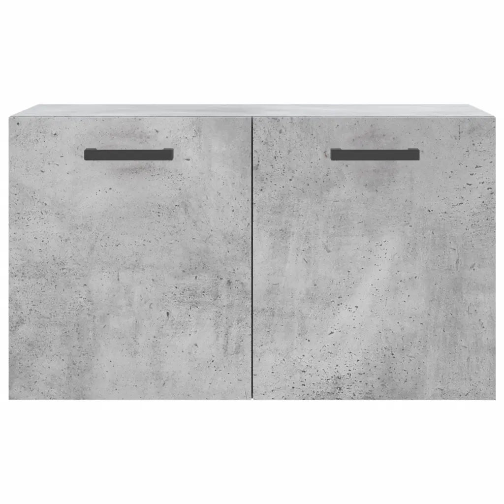 Mobile a Parete Grigio Cemento 60x36,5x35 cm Legno Multistrato 830024