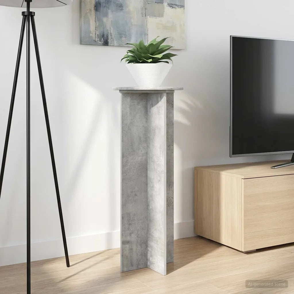 Supporto per piante 2 pcs Grigio Cemento Ø40 x 100 cm 899693