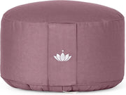 Cuscino di meditazione Lotus, alto extra (20 cm), rivestimento di cotone (KBA), certificato GOTS