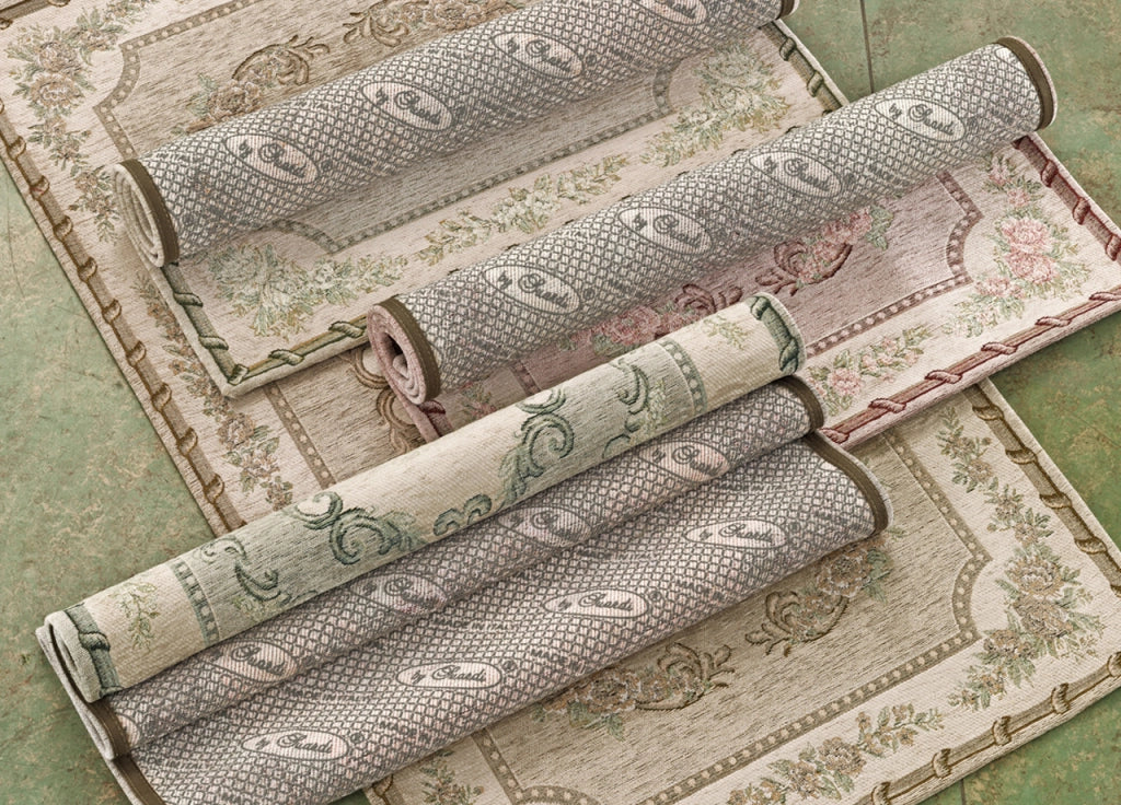 Tappeto Velour Antiscivolo Disegno Operà By Suardi - 175x240 - Verde