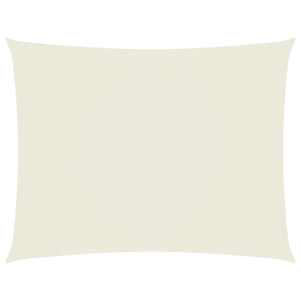 Parasole a Vela Oxford Rettangolare 3x4,5 m Crema 135211