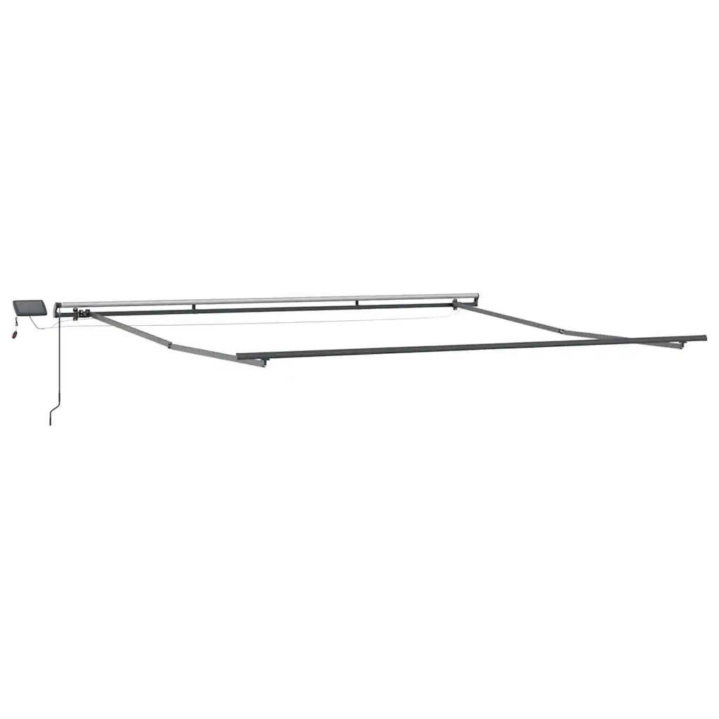 vidaXL Tenda da Sole con Antracite 4,5 × 3,5 m Metallo