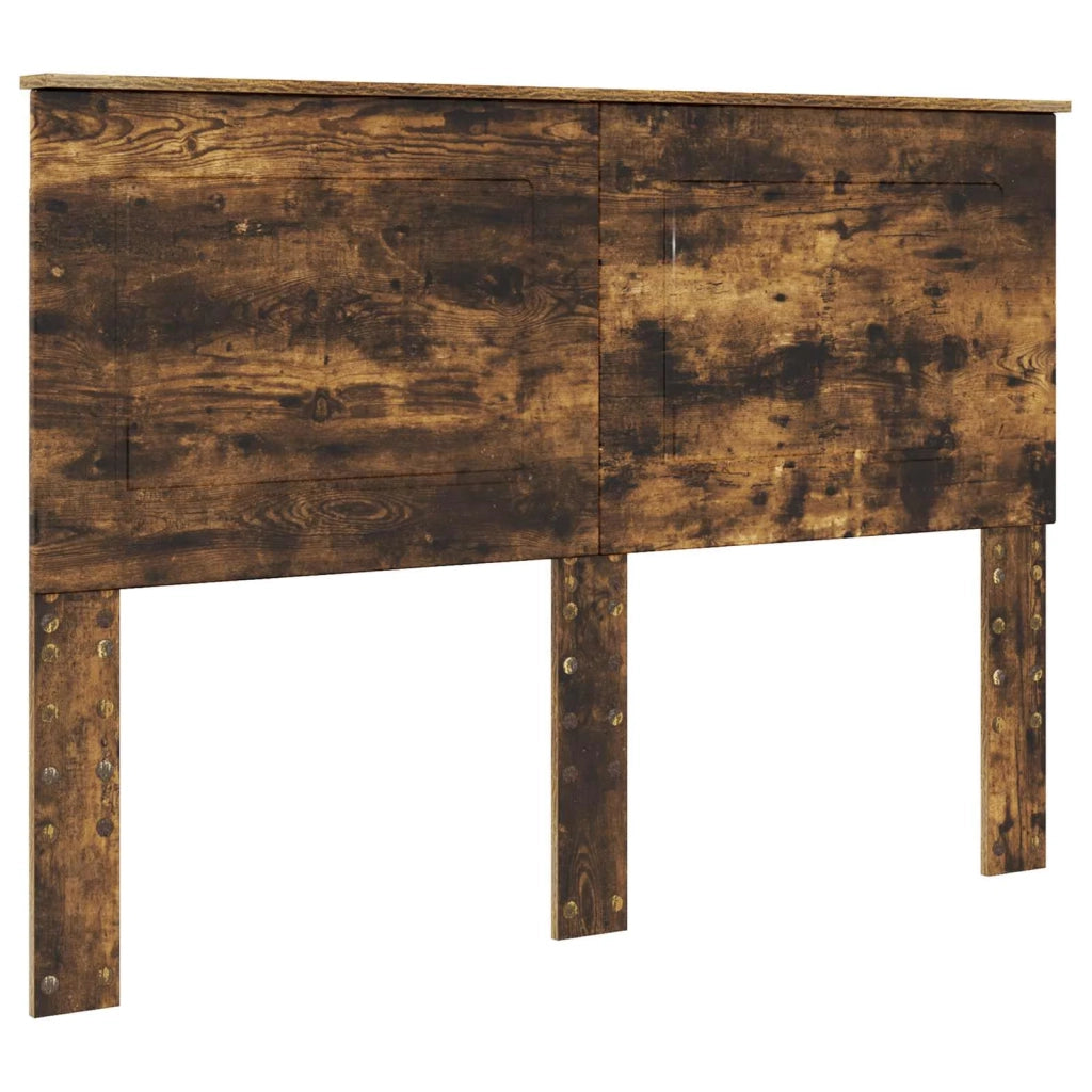 Struttura del letto con cassetto Rovere fumé 140 x 190 cm 3409458
