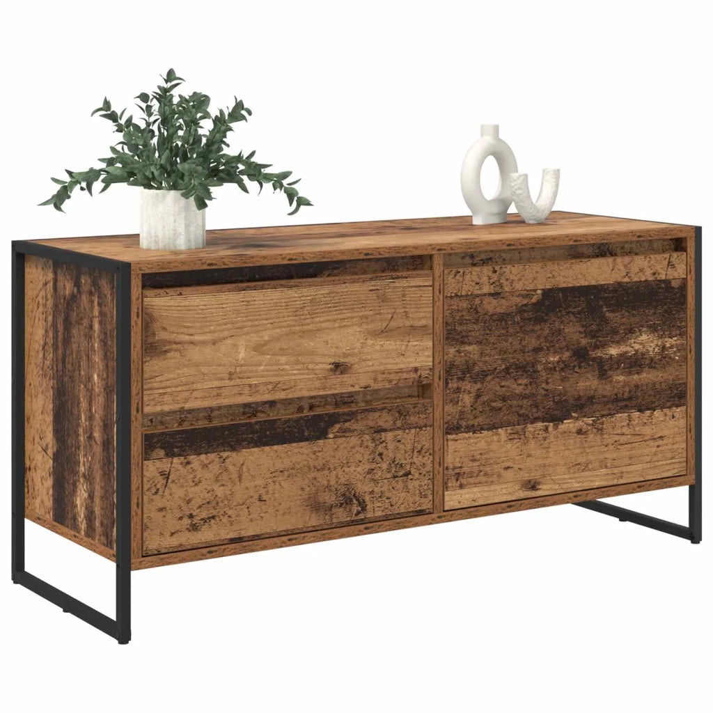 Mobile TV-Credenza per TV-Console TV Legno vecchio 100 x 36 x 49.5 cm Legno multistrato