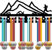 Display per Medaglie - Supporto per Medaglie in Acrilico per Corsa a Lunga Distanza - Medaglie da Parete - Appoggio per Medaglie con Fili per Campioni di Maratona