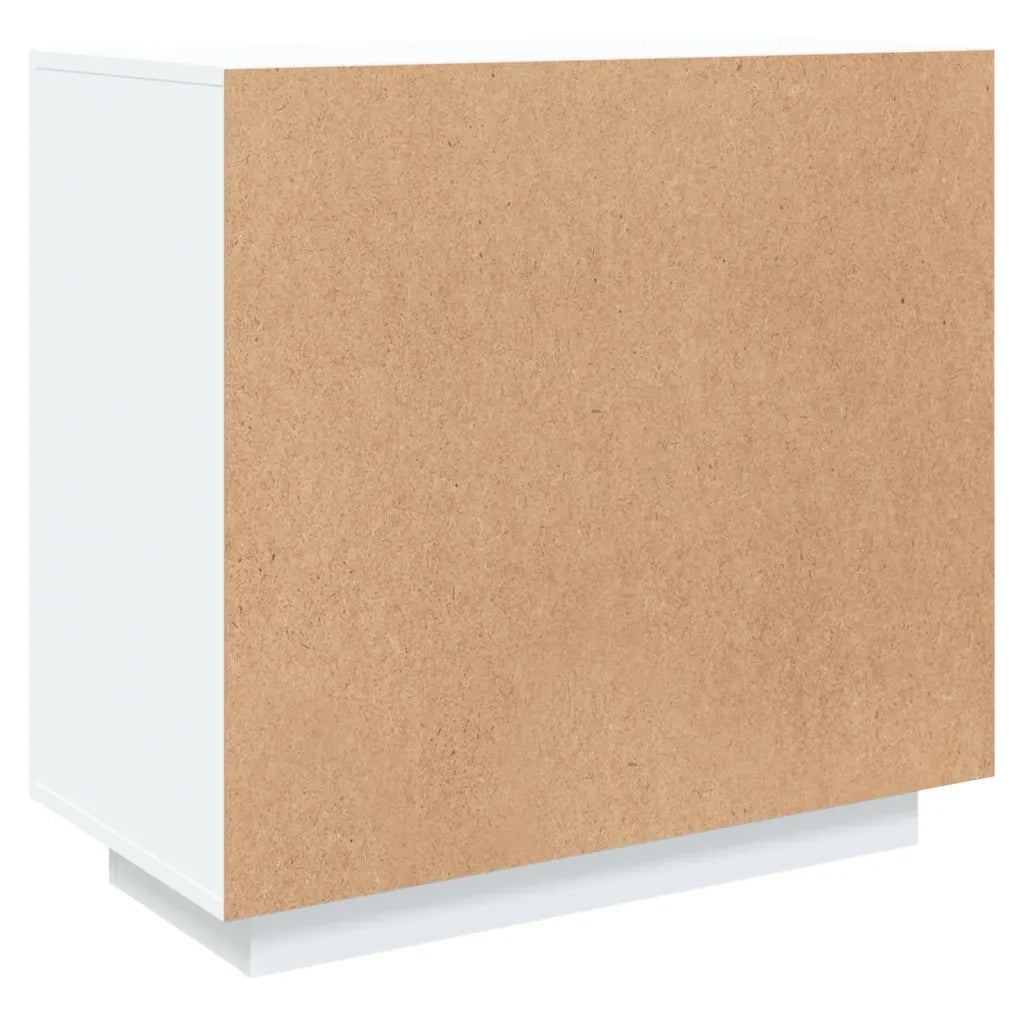 Credenza | Madia | Buffet da pranzo | Armadio da pranzo Bianco 80x40x75 cm in Legno Compensato