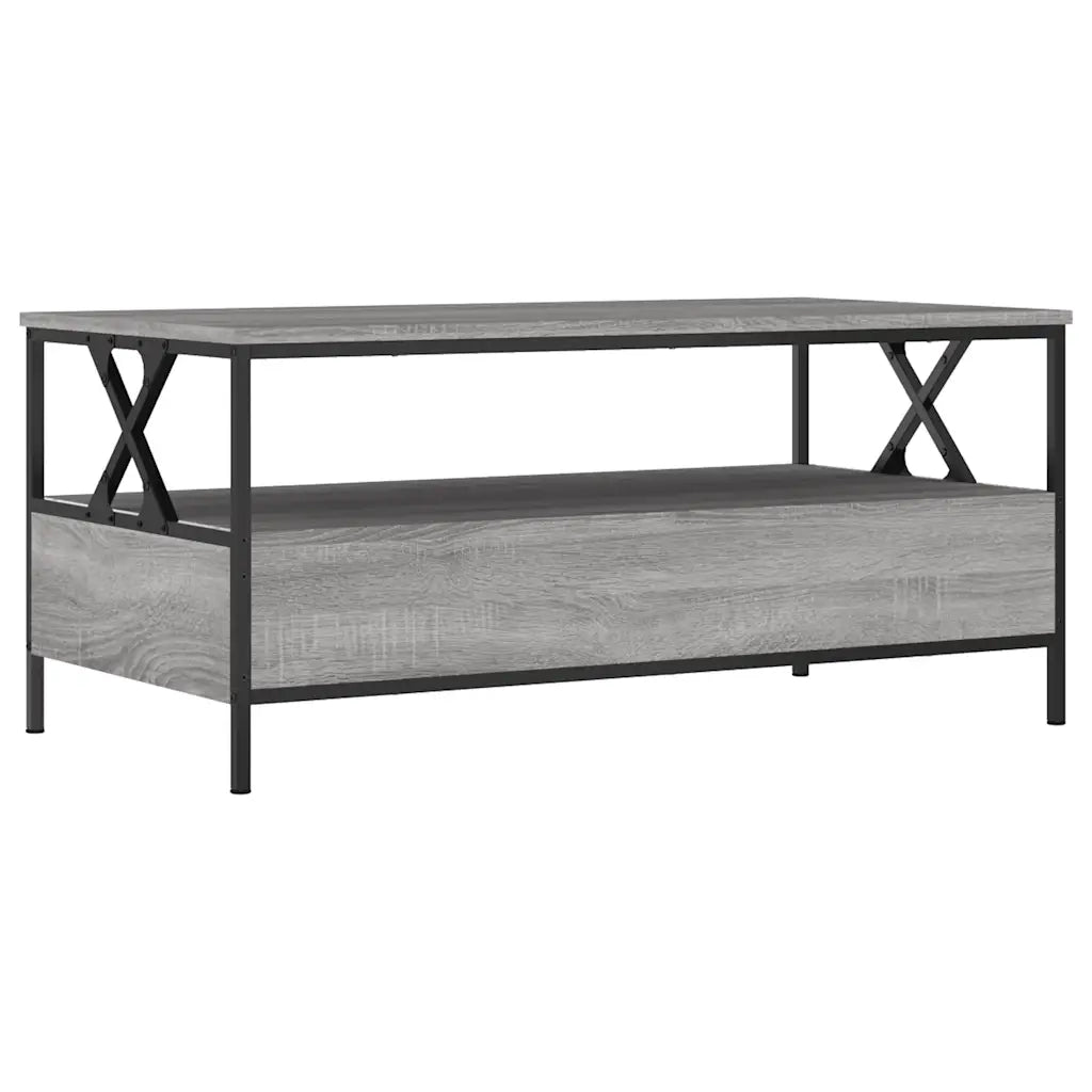 Tavolino da salotto | Tavolino da caff¨¨ | Tavolino da Soggiorno Grigio Sonoma 100x51x45cm Legno Multistrato
