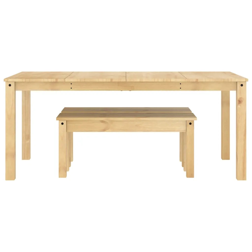 Set da Pranzo 3 pz PANAMA in Legno Massello di Pino 3345182