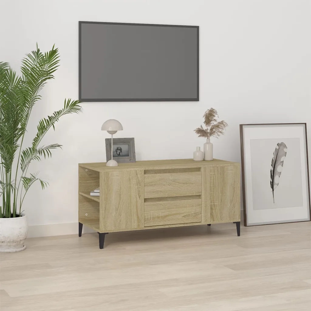Mobile TV | Armadietto TV | Mobile Porta TV Rovere Sonoma 102x44,5x50 cm Legno Multistrato