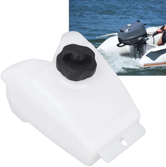 Tank di carburante per motor fuoribordo con valvola, serbatoio di ricambio per motor fuoribordo 2.5 3.5 CV - alta resistenza, chiusura ermetica