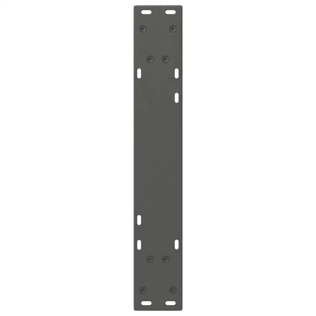 Gambe per tavolo da pranzo 2 pz Antracite 60x(72-73,3) cm Acciaio 4012722