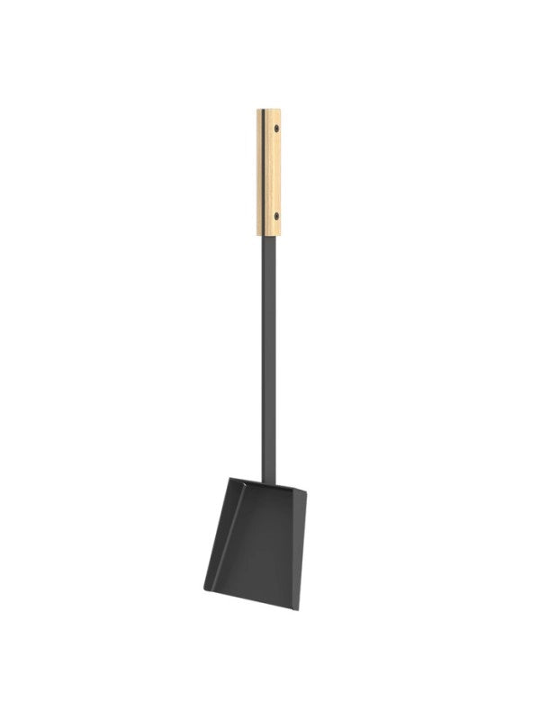 Set attrezzi per camino 3 pezzi in acciaio e legno - Set 6 L