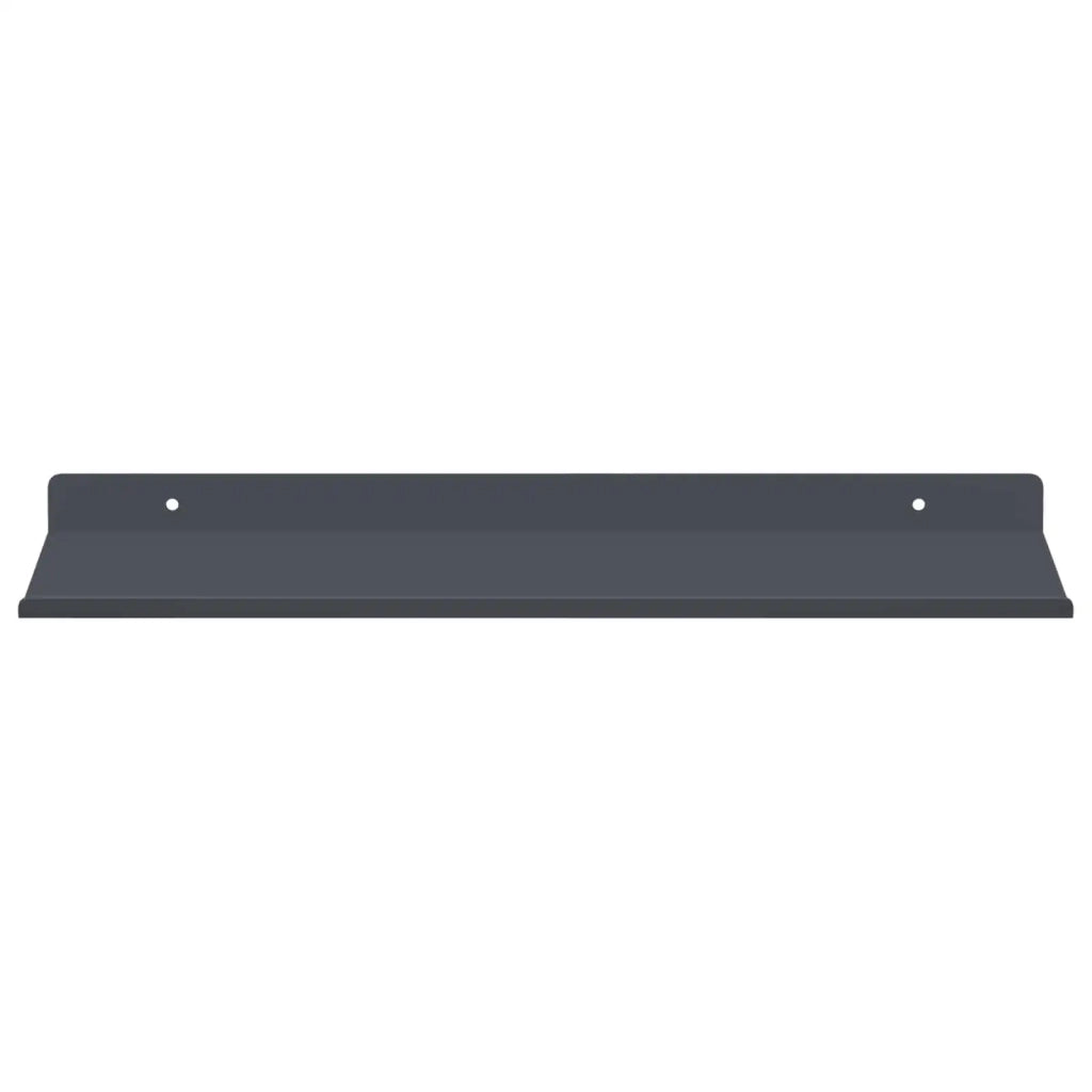 Mensola sospesa 4 pcs Antracite 40 x 18 x 2,5 cm Acciaio 8004013