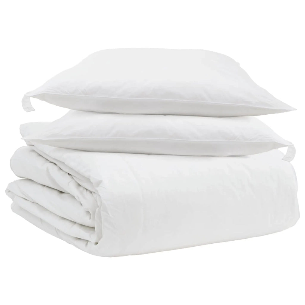Set di Piumoni con cuscino 3 pcs Bianco Piuma d'anatra 3377067