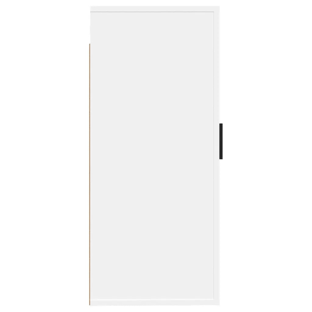 Mobile Porta TV a Parete Bianco 40x34,5x80 cm 816672