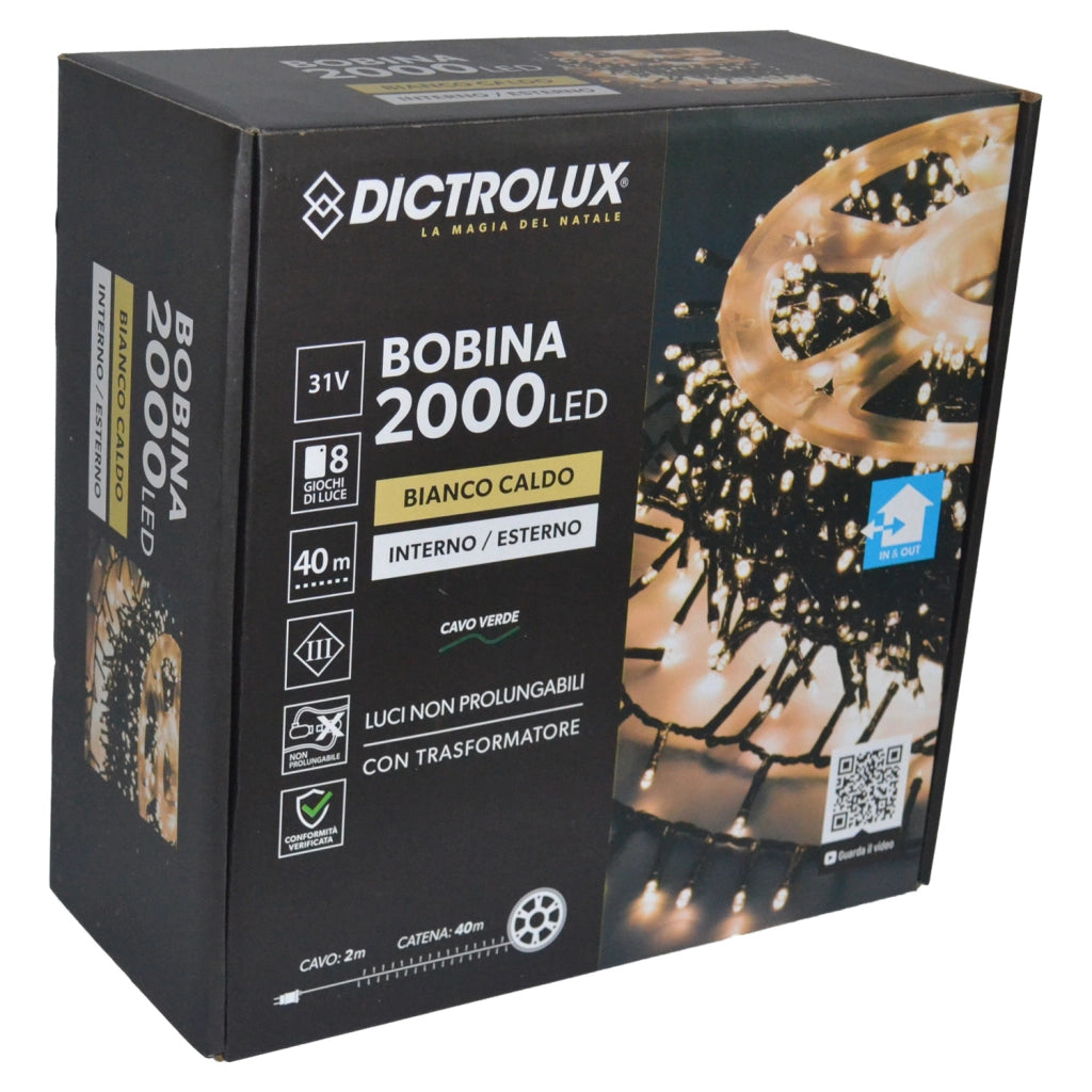 LUCI 2000 LED BIANCO CALDO PER ESTERNO