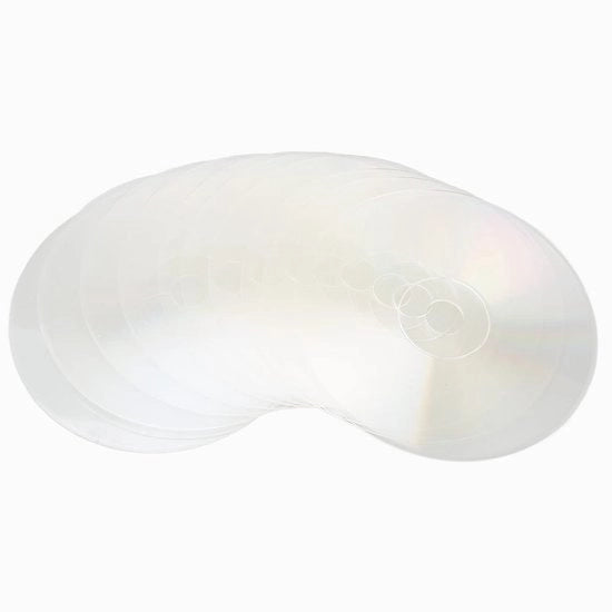 Dischi vuoti 10 pezzi - Dischi trasparenti - Attività DIY - Decorazioni per feste - Dischi estetici - Materiale di alta qualità - CD d'arte