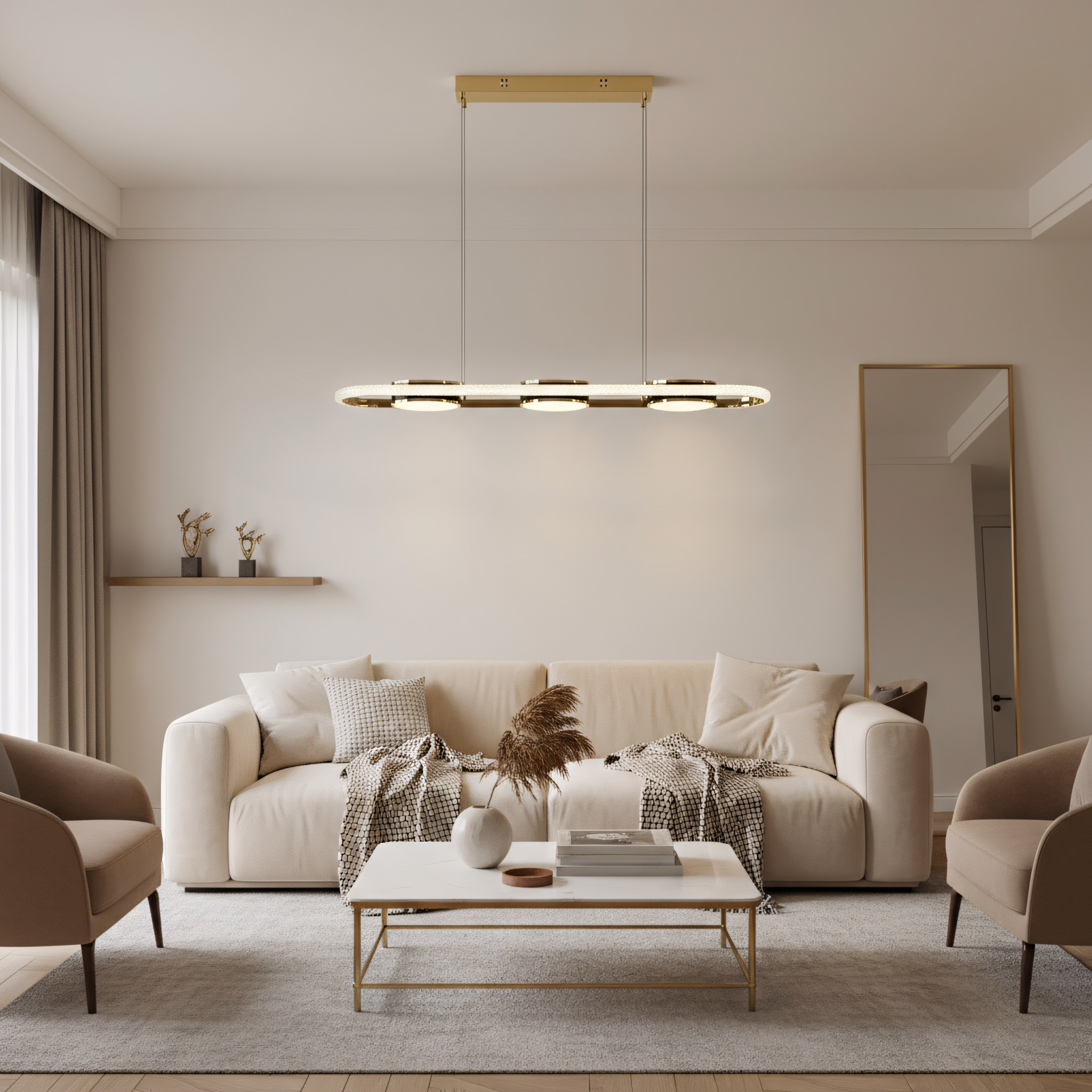 Lampada Da Soffitto G135-cp Gold